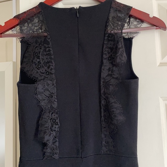 Zara knit mini dress with the lace details. - Picture 4 of 5